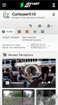 Mobile Screenshot of curiouserx10.deviantart.com