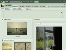 Tablet Screenshot of maverita.deviantart.com