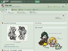 Tablet Screenshot of char-coal.deviantart.com