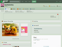 Tablet Screenshot of hampashmina.deviantart.com