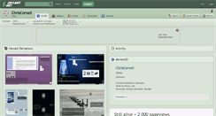 Desktop Screenshot of chriscornell.deviantart.com