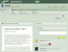 Tablet Screenshot of cormei.deviantart.com