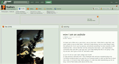 Desktop Screenshot of fleathers.deviantart.com