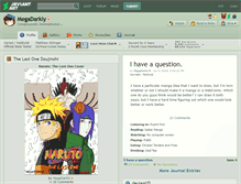 Tablet Screenshot of megadarkly.deviantart.com