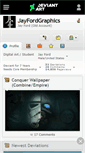 Mobile Screenshot of jayfordgraphics.deviantart.com