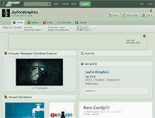 Tablet Screenshot of jayfordgraphics.deviantart.com