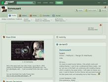 Tablet Screenshot of itsmesusant.deviantart.com