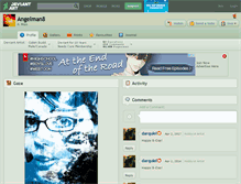 Tablet Screenshot of angelman8.deviantart.com