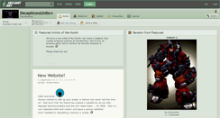 Desktop Screenshot of decepticonsunite.deviantart.com