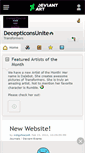 Mobile Screenshot of decepticonsunite.deviantart.com
