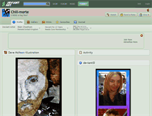 Tablet Screenshot of chill-morte.deviantart.com