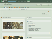 Tablet Screenshot of hatlaczkiadam.deviantart.com