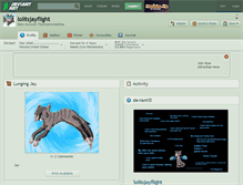 Tablet Screenshot of lolitsjayflight.deviantart.com