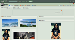 Desktop Screenshot of kylma.deviantart.com