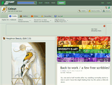 Tablet Screenshot of celeun.deviantart.com