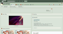 Desktop Screenshot of gaussianhope.deviantart.com