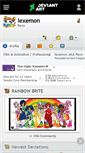 Mobile Screenshot of lexemon.deviantart.com