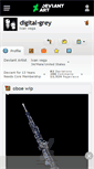 Mobile Screenshot of digital-grey.deviantart.com
