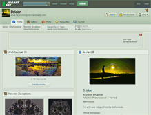 Tablet Screenshot of dridon.deviantart.com