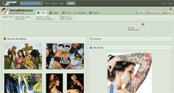 Desktop Screenshot of hannabellelector.deviantart.com