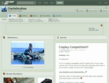 Tablet Screenshot of charliedoryrose.deviantart.com