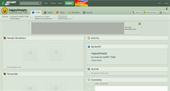 Desktop Screenshot of happytimeplz.deviantart.com