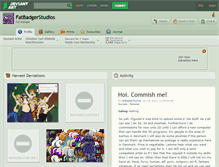 Tablet Screenshot of fatbadgerstudios.deviantart.com