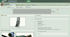 Desktop Screenshot of blondechic.deviantart.com
