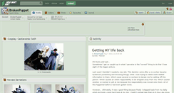 Desktop Screenshot of brokenpuppet.deviantart.com