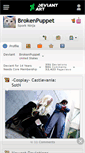 Mobile Screenshot of brokenpuppet.deviantart.com