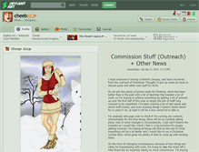 Tablet Screenshot of cheeb.deviantart.com