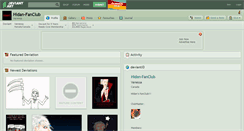 Desktop Screenshot of hidan-fanclub.deviantart.com