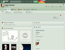Tablet Screenshot of hidan-fanclub.deviantart.com