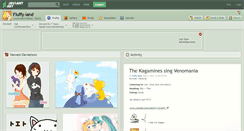 Desktop Screenshot of fluffy-land.deviantart.com