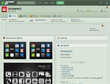 Tablet Screenshot of chrisbanks2.deviantart.com
