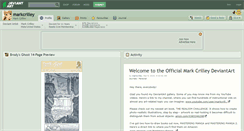 Desktop Screenshot of markcrilley.deviantart.com