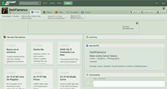 Desktop Screenshot of darkflamenco.deviantart.com