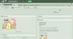 Desktop Screenshot of flutteryay1plz.deviantart.com