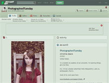 Tablet Screenshot of photographedtuesday.deviantart.com
