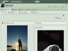 Tablet Screenshot of photo-soulz.deviantart.com