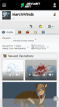 Mobile Screenshot of marchwinds.deviantart.com