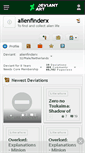 Mobile Screenshot of alienfinderx.deviantart.com