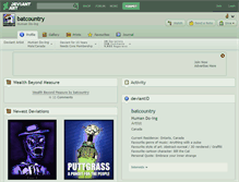 Tablet Screenshot of batcountry.deviantart.com