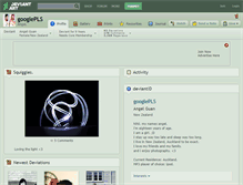Tablet Screenshot of googlepls.deviantart.com
