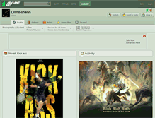 Tablet Screenshot of liline-shann.deviantart.com