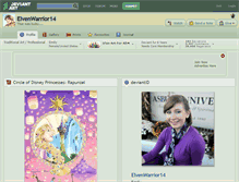 Tablet Screenshot of elvenwarrior14.deviantart.com