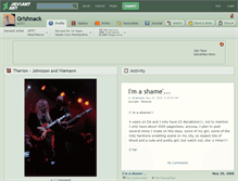 Tablet Screenshot of grishnack.deviantart.com