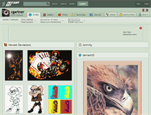 Tablet Screenshot of cgartner.deviantart.com