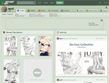 Tablet Screenshot of ogost.deviantart.com