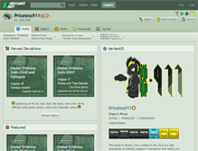 Tablet Screenshot of priceless911.deviantart.com